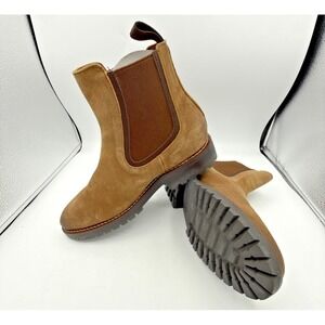 Thursday Everyday Chelsea Legend Boots Safari Brown Suede Men's Size 8.5